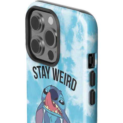 Disney Lilo and Stitch Stay Weird iPhone 15 Pro Impact Case